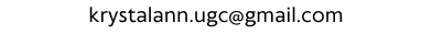 krystalann ugc gmail com